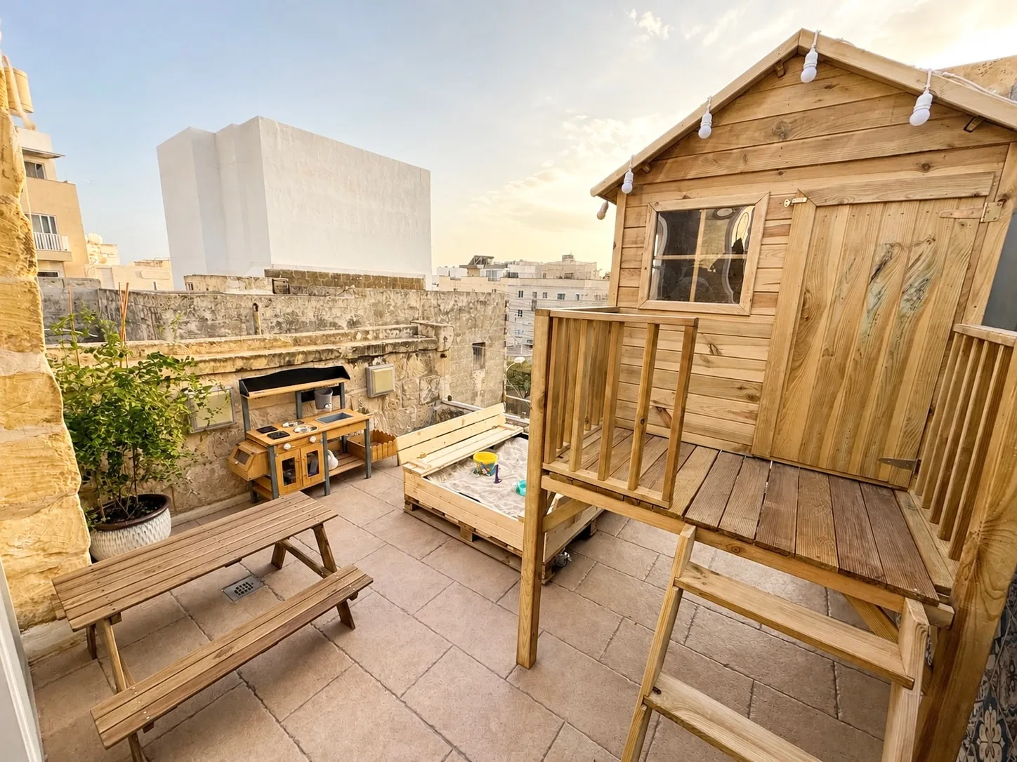 Roof terrace — House of Character, Siġġiewi