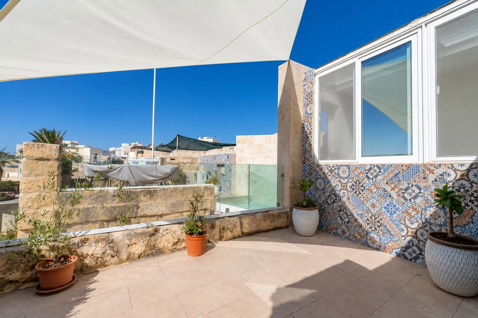 Roof terrace — House of Character, Siġġiewi